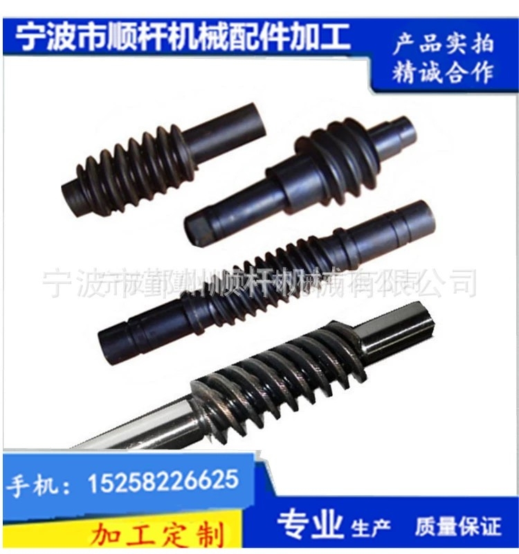 承（chéng）接減（jiǎn）速機 升降機 電機等配件 多頭蝸杆機床絲杆