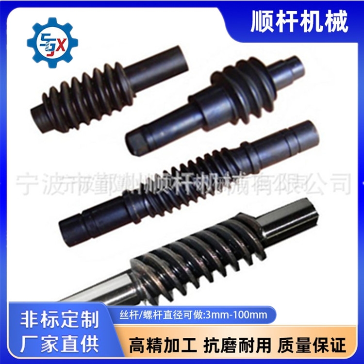 大型冷軋非標多頭（tóu）小模數蝸杆